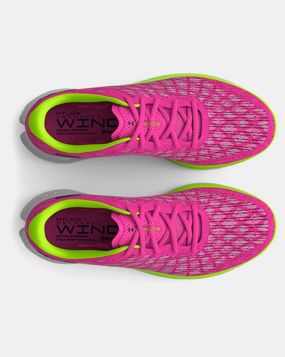 Women's UA Flow Velociti Wind 2 Running Shoes, Pink, pdpMainDesktop image number 2